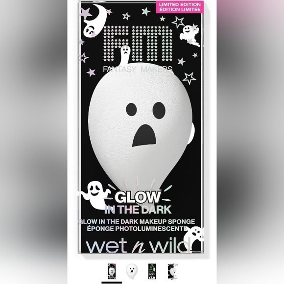 🖤Wet n Wild Ghost Beauty Blender!! Glows in the dark! - Picture 2 of 2